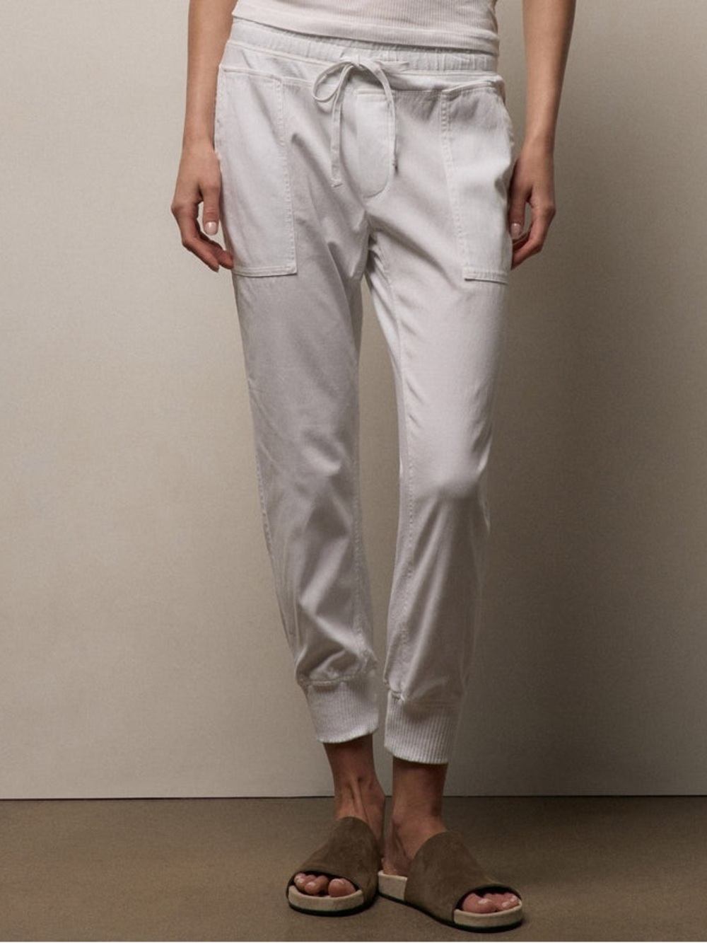 James Perse mixed media room pants
